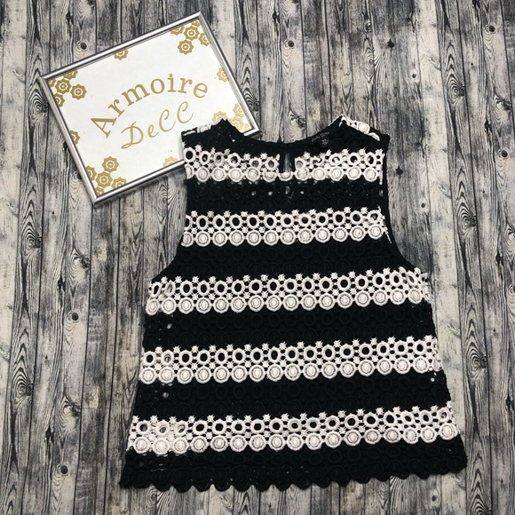 Lucky Brand Tops - Lucky Brand Sleeveless Crochet Blouse